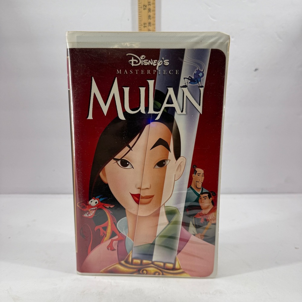 Disney Mulan VHS Movie Kids Multicolor Plastic Masterpiece Collection